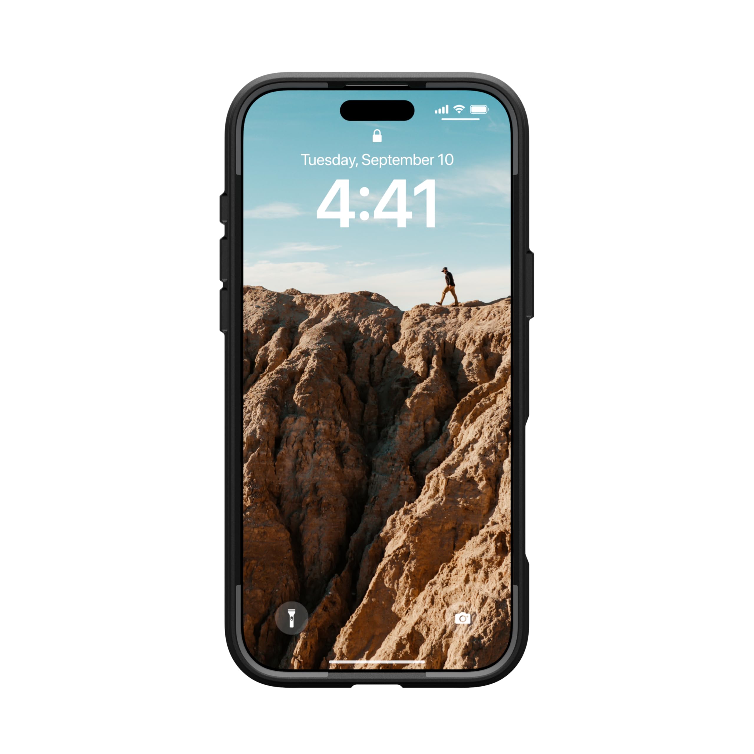 Urban Armor Gear Uag Civilian Cover protettiva progettata per iPhone 16 Pro Max da 6,9”, compatibile con MagSafe, robusta, sottile, elegante, antiurto, antiscivolo, ultra resistente, nero
