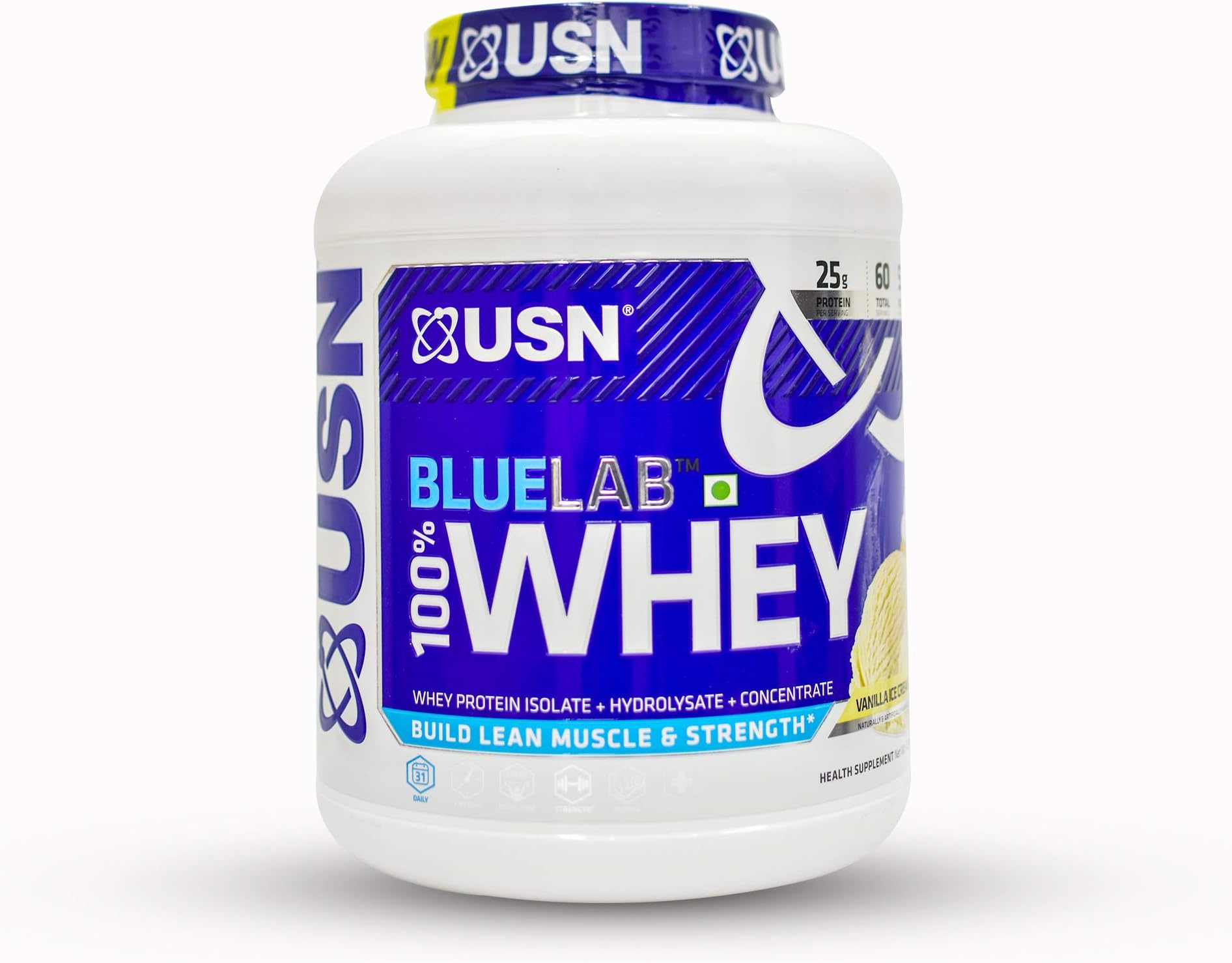 USN fit Whey Blue Lab Vanilla Cream 4.5 Lbs