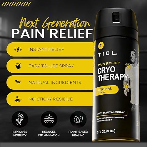 Miniatura 2 de TIDL Plant Powered Cryotherapy Spray & Performance Cream Set – Post-Workout Full Body Recovery Spray (3.4oz) & Cream (3oz) – Muscle & Joint Pain