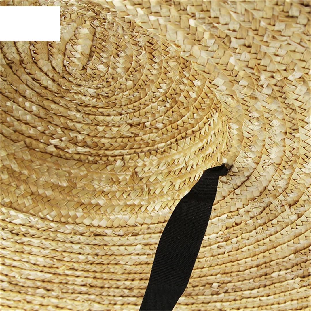 Cappello da spiaggia da donna con tesa larga in paglia, A, 18
