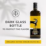 Terra Delyssa First Cold Pressed Organic Extra Virgin Olive Oil, Gold Medal Winner, Single Sourced, 1L Dark Glass Bottle (34 fl. oz) - 1 Pack, Certified Kosher. Non-GMO, Naturally Rich in Antioxidants and Polyphenols…