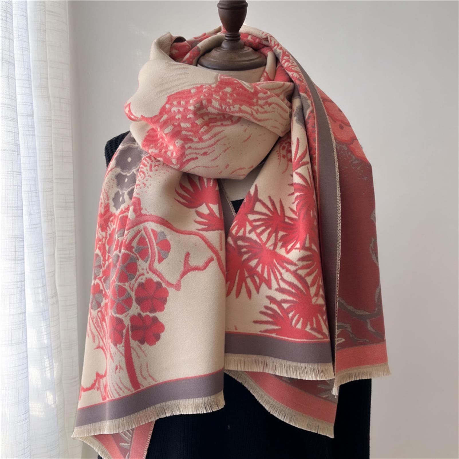 URYYRIT Sciarpa Sciarpe Calde Invernali Cashmere Donne Bandanas da Donna Scarpre Scarpre Scarpre Scarpe Scawli E Scialli per Donne