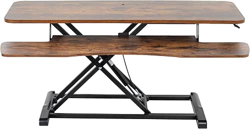 VIVO 42 inch Desk Converter, K Series, Height Adjustable Sit