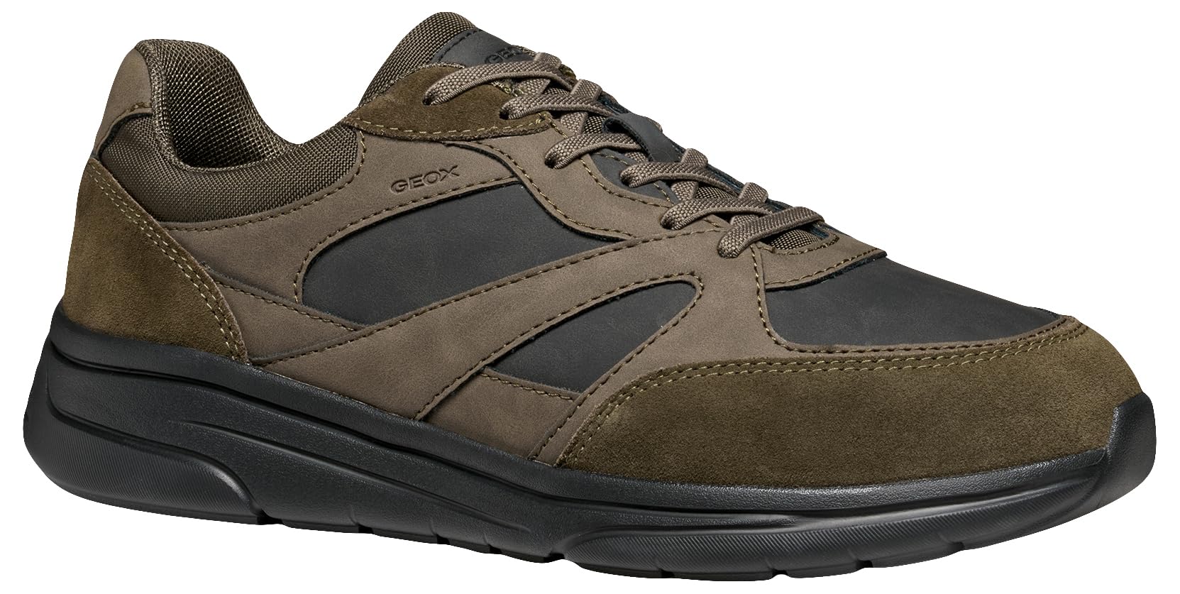 Geox Herren Grün U Klaiver Sneaker, Green, 44 Eu