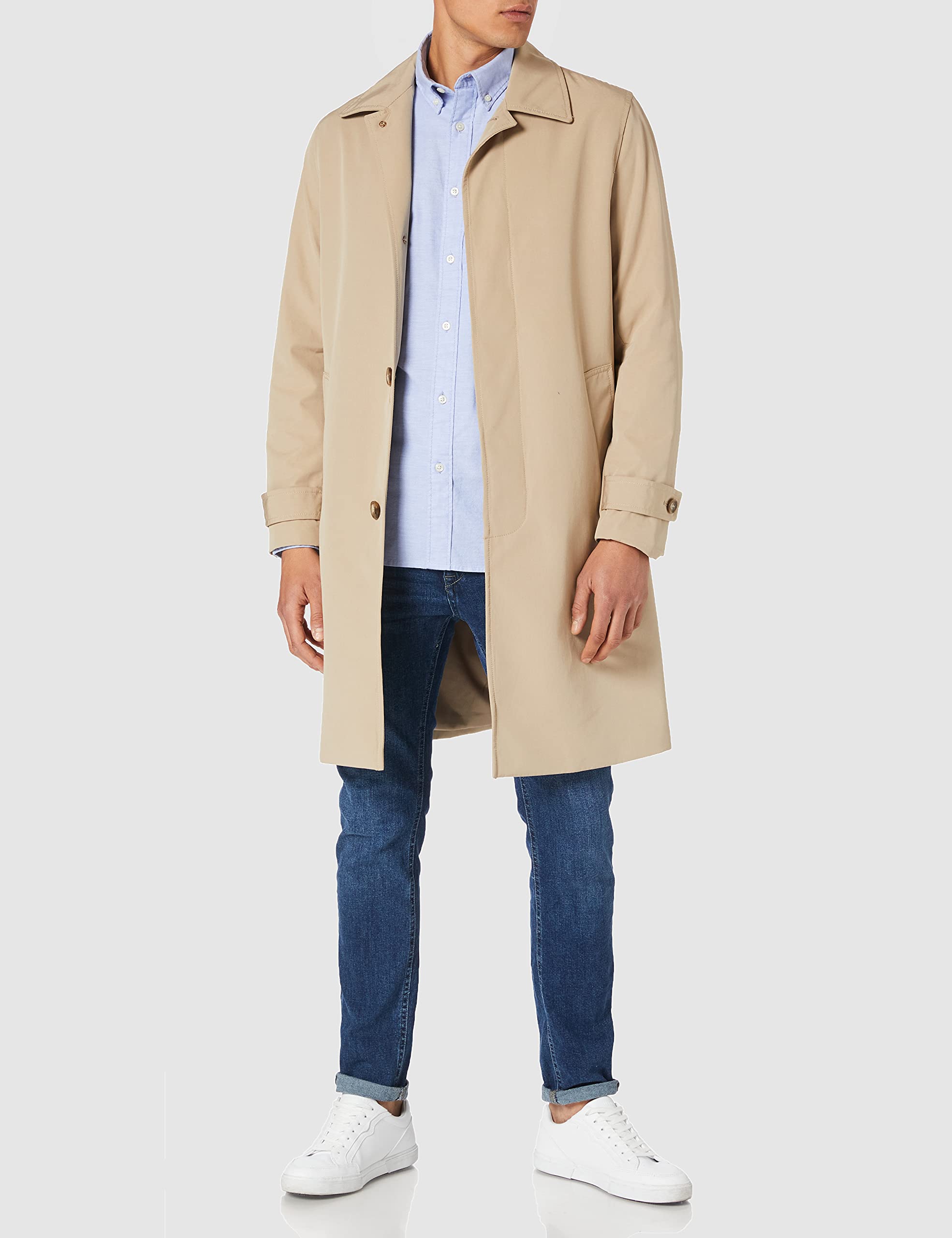 SELECTED HOMME Męska koszula Oxford, jasnoniebieski, XL