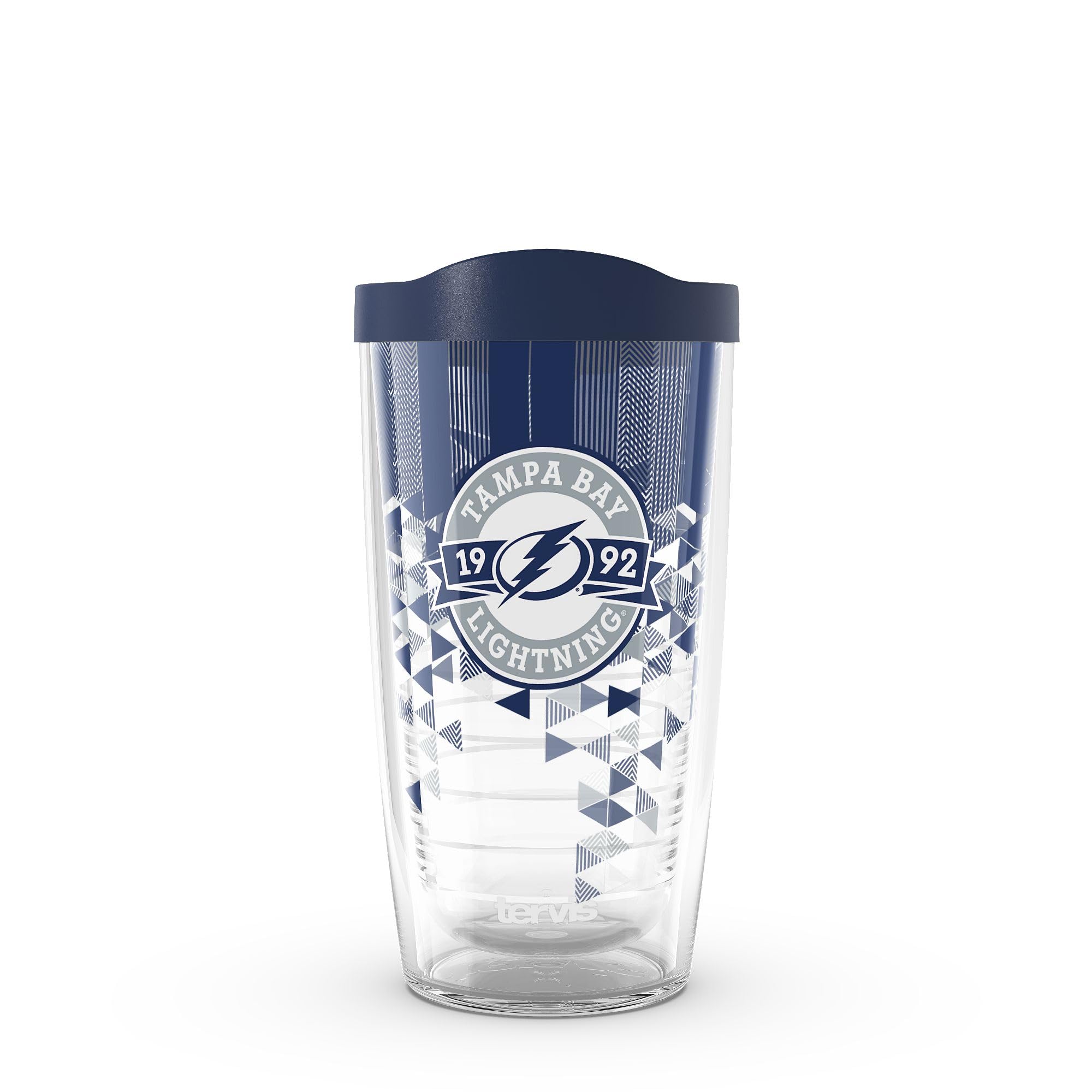 Tervis NHL Tampa Bay Lightning - Shatter Made in USA Double Walled Insulated Tumbler Travel Cup Keeps Drinks Cold & Hot, 16oz, Classic