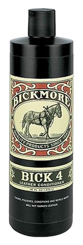 Bick-4 acondicionador de cuero de 16 onzas hace que el cuero suave y flexible seguro y eficaz para pieles lisas, pieles exóticas, limpia, pule,