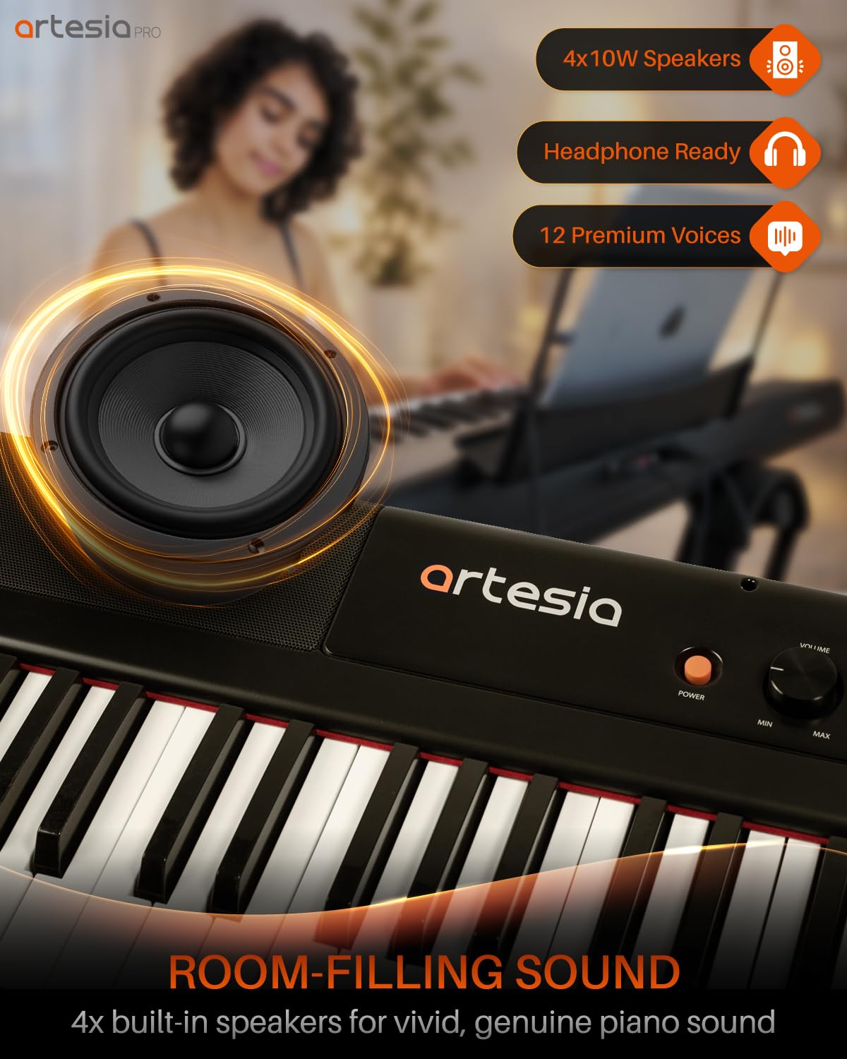Artesia Performer | Pianoforte/tastiera digitale portatile a 88 tasti