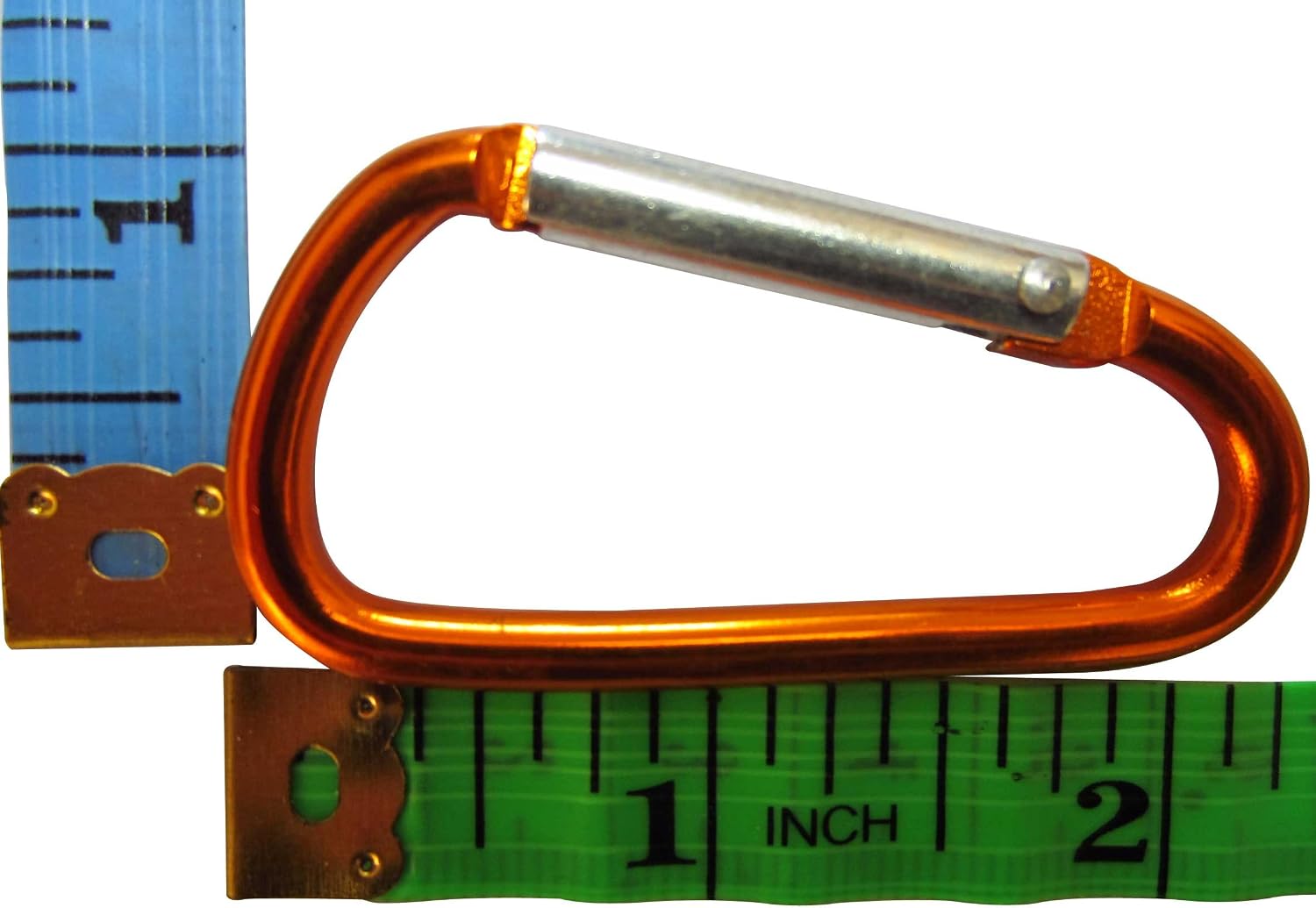 LeBeila 2"/5.6cm Carabeaner D Clip, Small Assorted Camping Aluminum Carabiner Keychain
