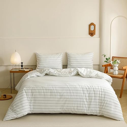 Miniatura 10 de KAREVER Juego de edredón floral burdeos, tamaño individual, color blanco con flores burdeos, juego de edredón de 3 piezas, edredón tamaño individual