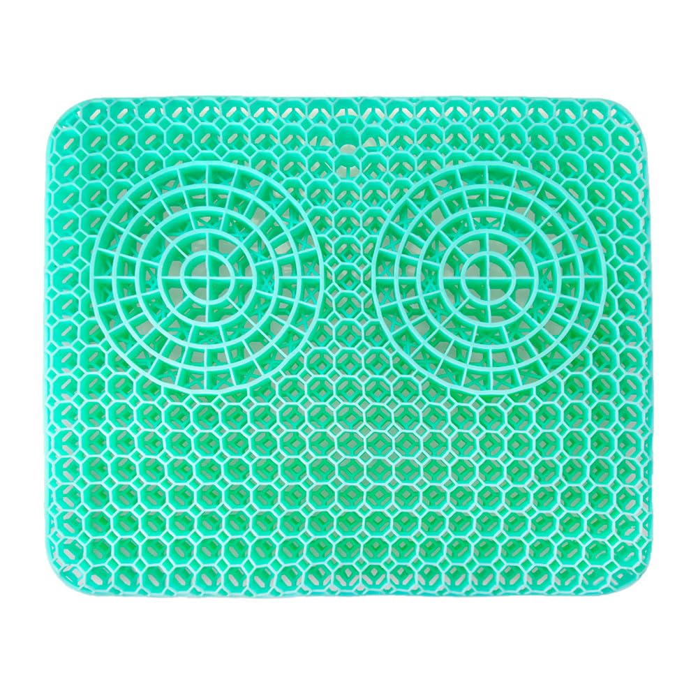 Mal de dos en voiture ? Coussin en gel vert taille M ergonomique pour soulager la sciatique au bureau