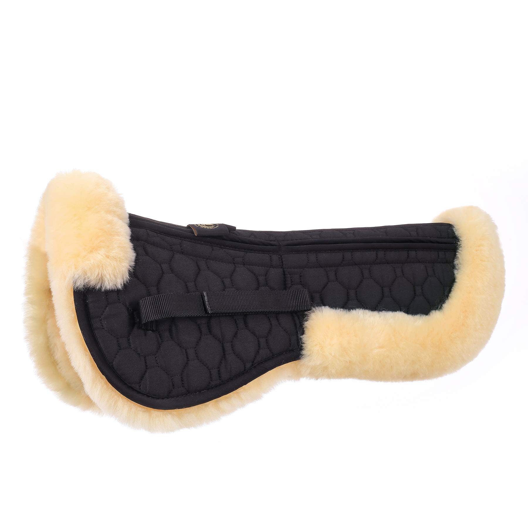 Pelle di agnello, correzione Pad in cotone trapuntato, 4 tasche con inserti in memory foam (pelliccia d'agnello naturale + cotone trapuntato)