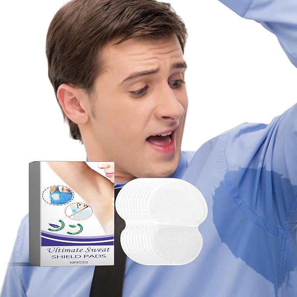 Underarm Sweat Pads for Women - 10 Clear Non-Woven Sweat Guard | Underarm Pads for Sweat | Prevent Sensitive Skin, Clothes Odor, Body Care, Personal Care, Skin Wear - 2