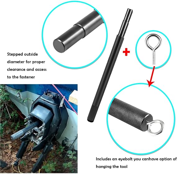 Gimbal Bearing Installer Puller Remover & Engine Alignment Tool Set | Compatible with Mercruiser Alpha 1, Bravo, MR, Volvo, OMC, Yamaha 1989-1992 Sterndrive Units