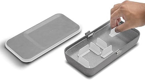 Miniatura 9 de Orbitkey Nest V2 - Organizador de escritorio portátil y personalizable con cargador inalámbrico integrado, carcasa de policarbonato con tela de