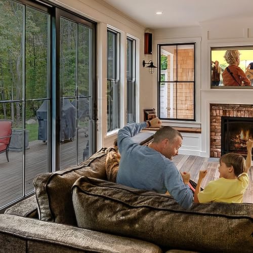 Miniatura 7 de Coavas - Película solar para ventana de un solo sentido, no adhesiva, control de calor, anti UV, para el hogar y la oficina