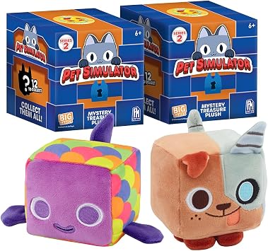 PET Simulator Collectible Plush Treasure Assortment Series 2