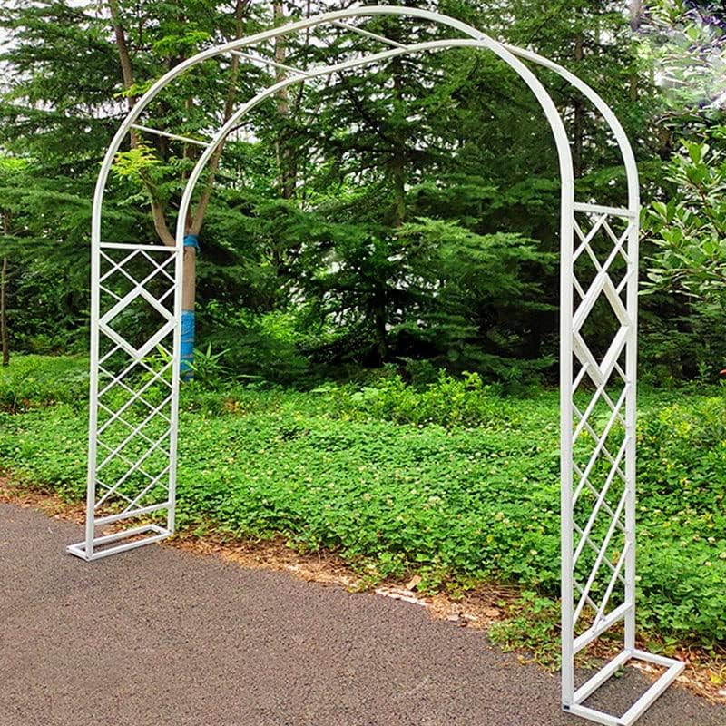 金属製ガーデンアーバー トレリス クライミングプラントアーチ 屋外パーゴラアーチ 幅150cm 180cm 220c 【ハーフエドガーデンアーバー】