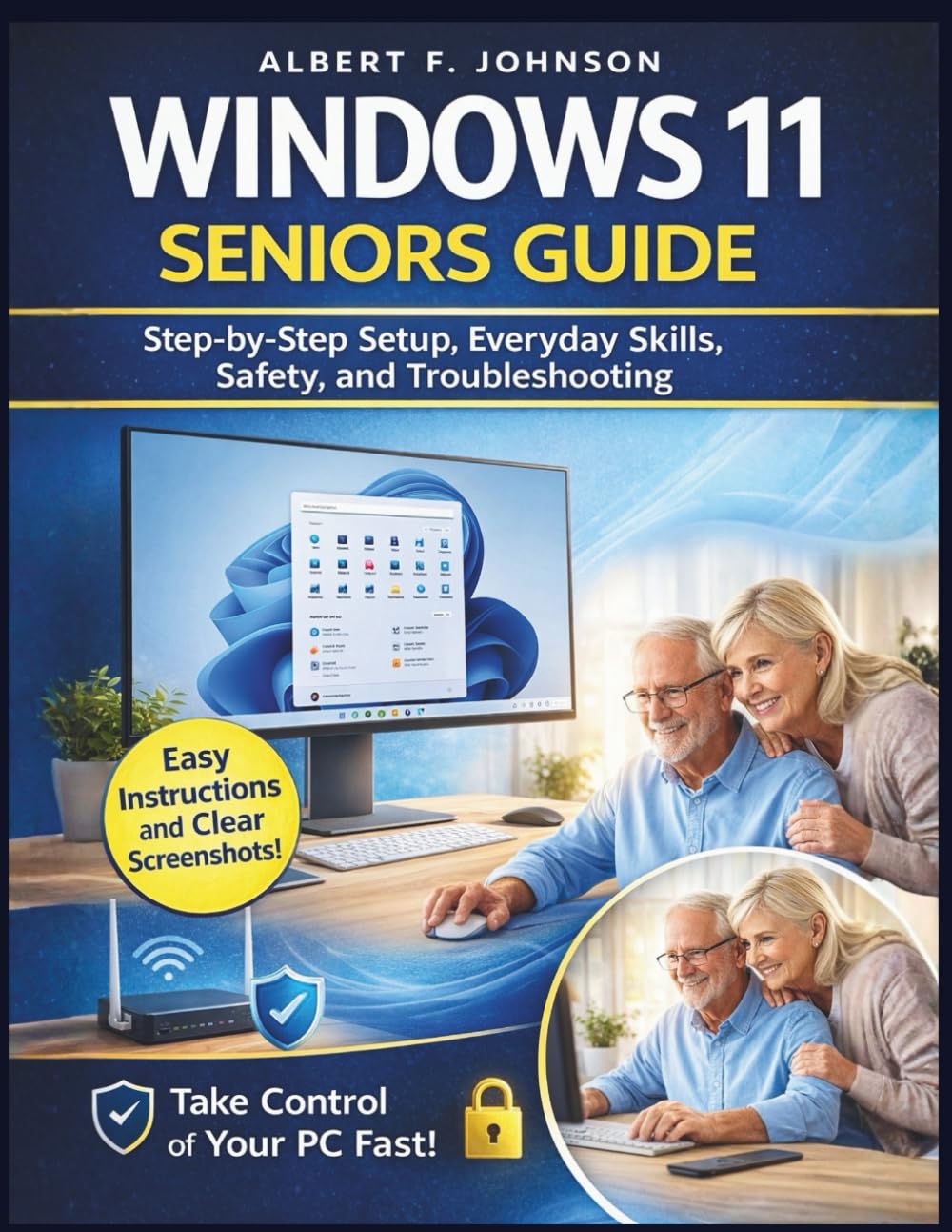 Windows 11 Seniors Guide: Step-by-Step Setup, Everyday Skills, Safety, and Troubleshooting