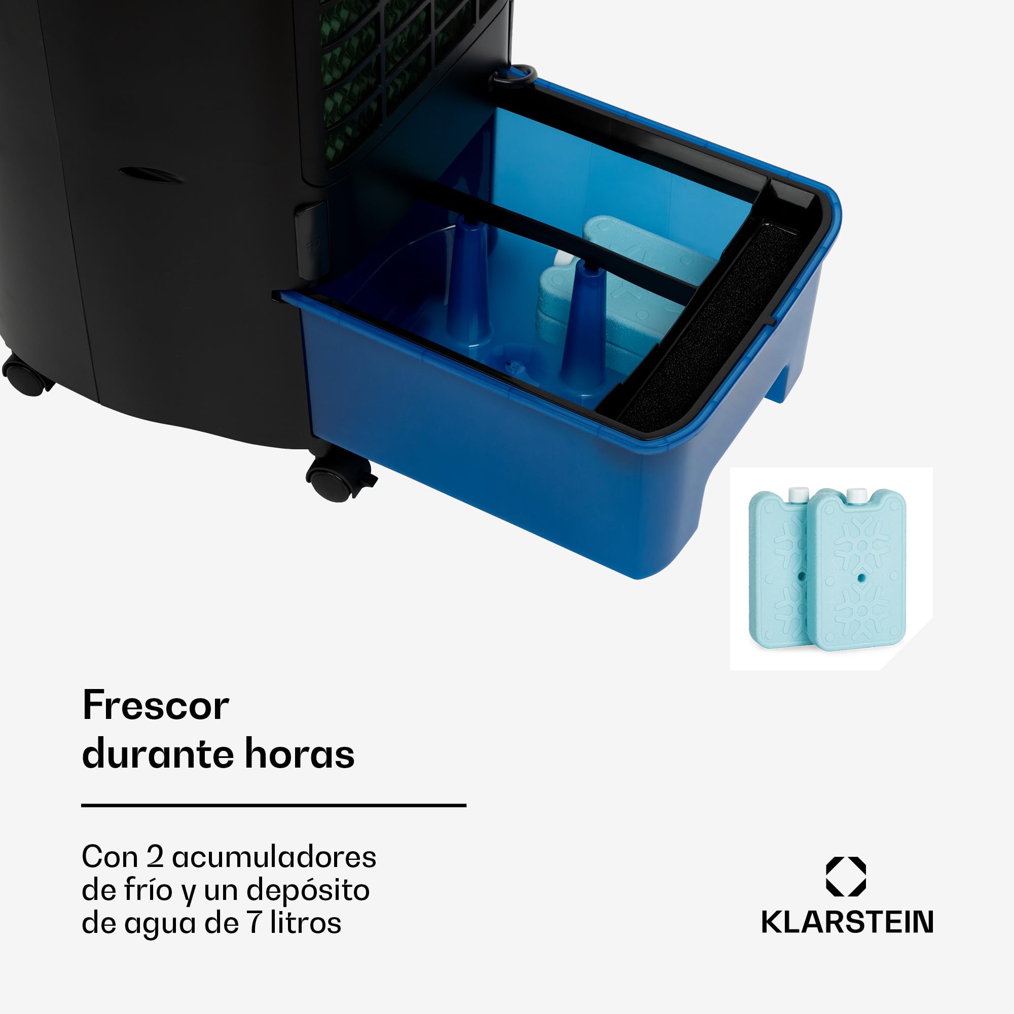 Cool Airco Klarstein 4-in-1: Luchtkoeler, Ventilator, Luchtbevochtiger En Ionisatie 6 Liter Watertank Oscillatie 30 W 210 M³ U Timer Airconditioner Zonder Afvoerslang Mobiele Airconditioner Zilver Ionisator Voor Luchtzuivering