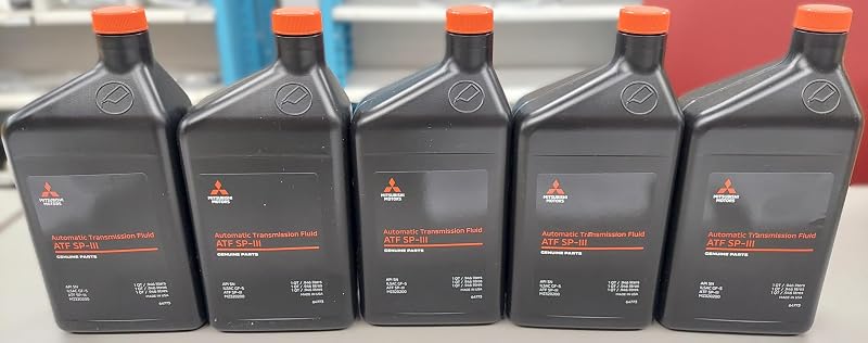 Fluido de transmissão automática Mitsubishi Diaqueen SPIII SP3 MZ320200 – 5 garrafas de 946 mL