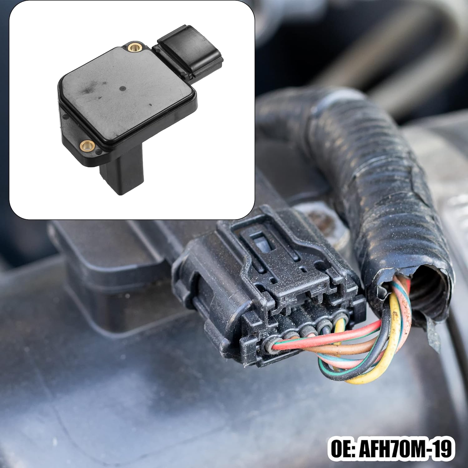 X AUTOHAUX MAF Mass Air Flow Meter Sensor AFH70M-19 for Nissan Pathfinder Frontier Quest Xterra QX4 V6 3.3L for Suzuki Made for Rodeo TF 3.2L 6VD1 6CYL 1997-2002