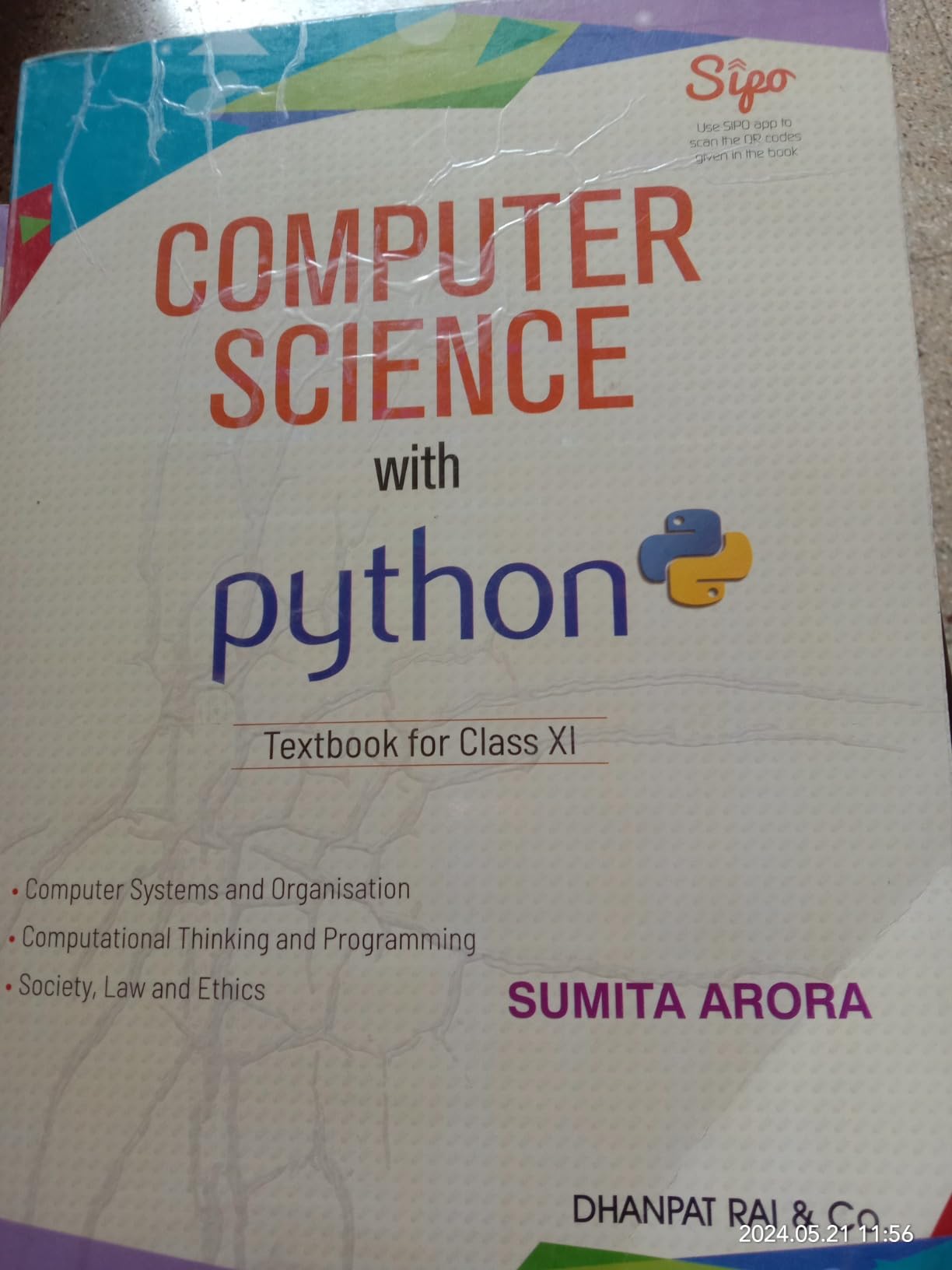 Computer Science with Python Class 11 By Sumita Arora (S) : RAi: Amazon ...