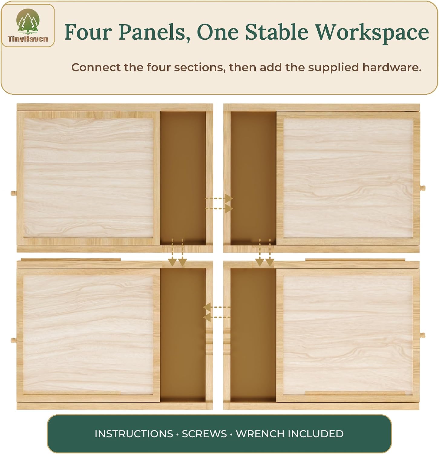 Portable Drafting Table, 3-Position Puzzle Accessories