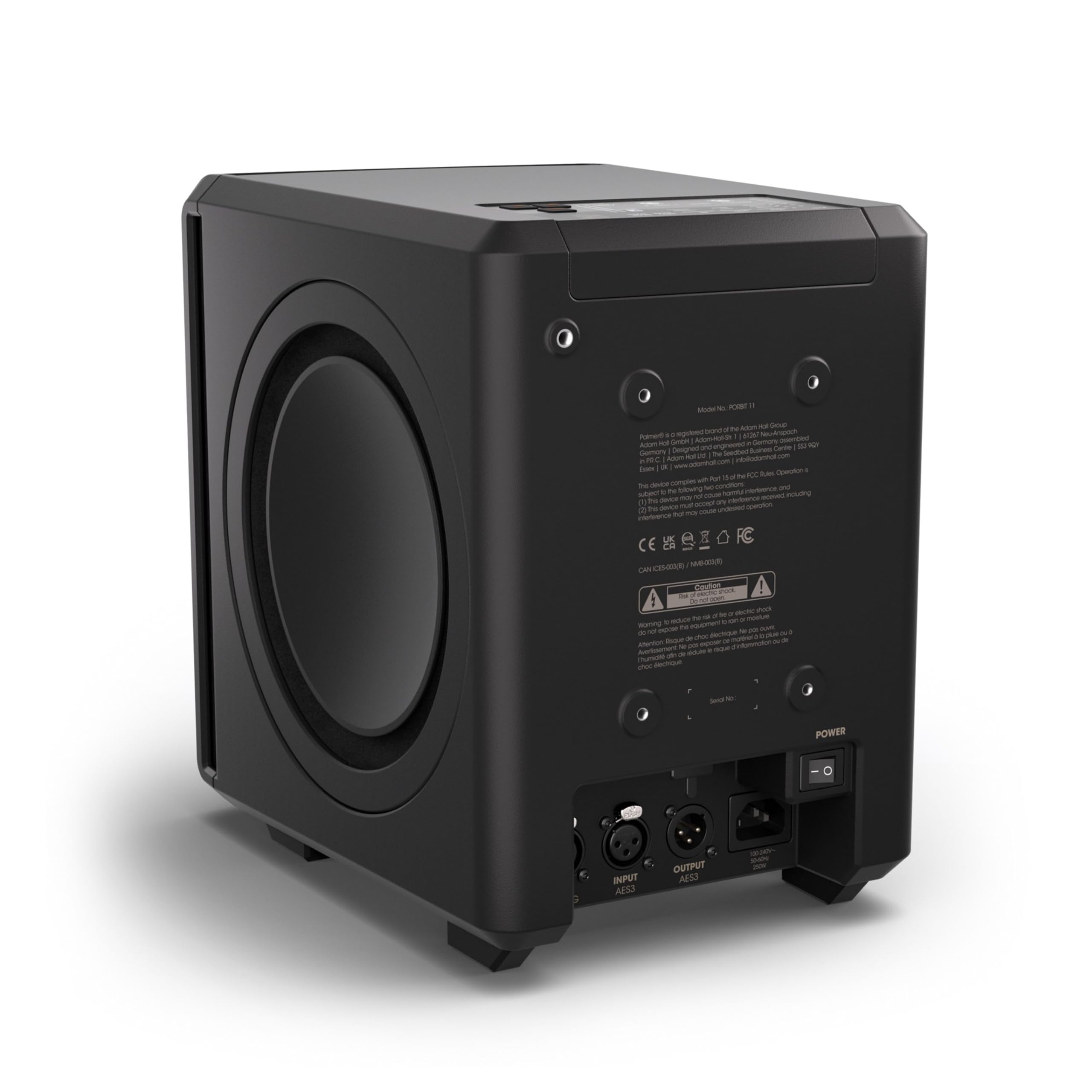 Palmer Orbit 11 Black - Aktiver Studiomonitor
