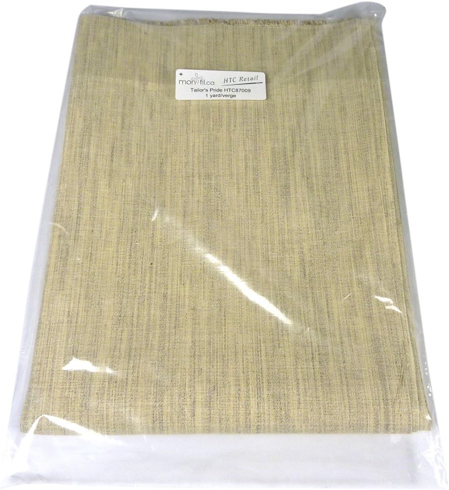 Tailor’s Pride HTC87009-24 Inches Wide, Sew-in Medium Weight Tailoring Canvas Interfacing Sold by The Yard