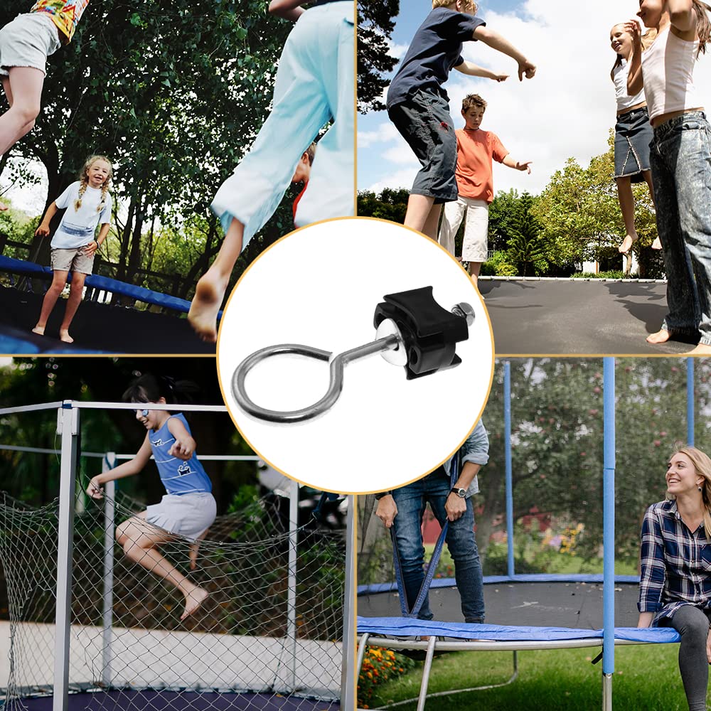 Lot 12 Vis Entretoises Trampoline – Acier Galvanisé – Fixation Solide & Anti-Rouille – Compatibles Grand & Petit Trampoline