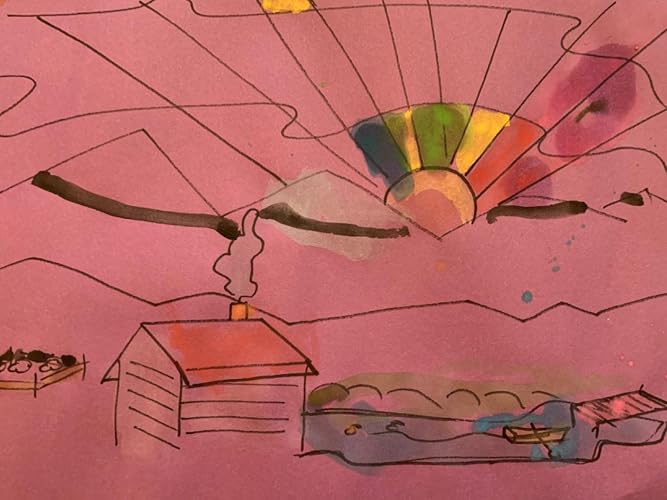 Bright colors! Even on construction paper