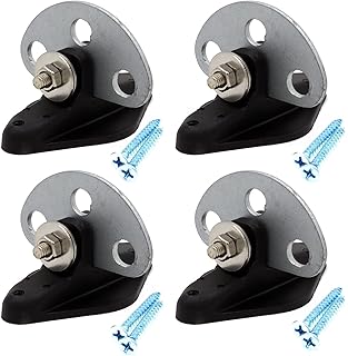 4 pcs pinlock insulators with 3 Point Gate Connector, Electric Fence Gate End