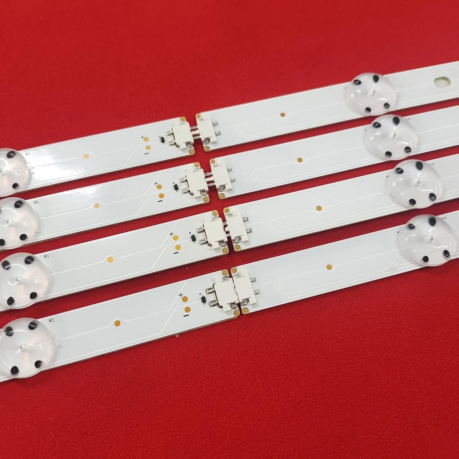 Tira de retroiluminación LED de 8 Piezas, 8 lámparas compatibles for LG 49 V16.5 ART3 49LH590V 49UH594 49LJ510M 49LJ58300W 49UH603V 49UH620V 49LW340C 49LW340H