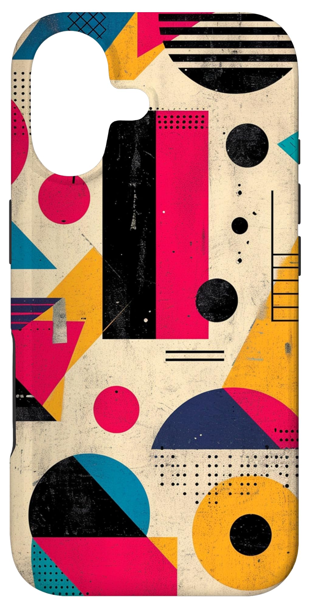 Retro 80s 90s Geometric Pattern Colorful Shapes 1980s Retro Case for iPhone 17