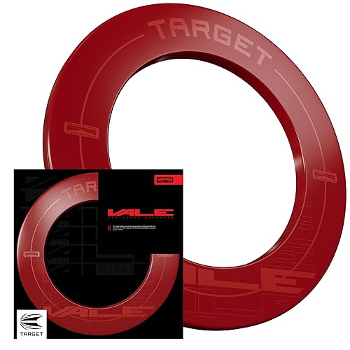 Target Darts Pro Tour & VALE Dartboard Surround (Red/Black/Vale) |