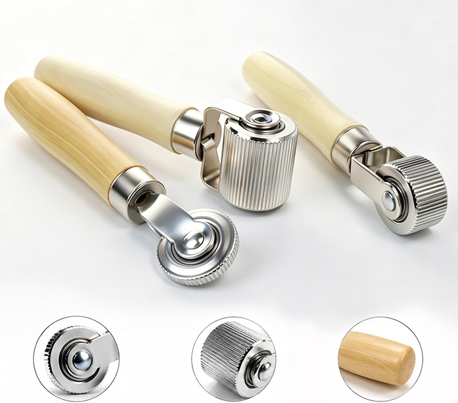 Press Roller Tools 4 Piece with Metal Heads, Backup