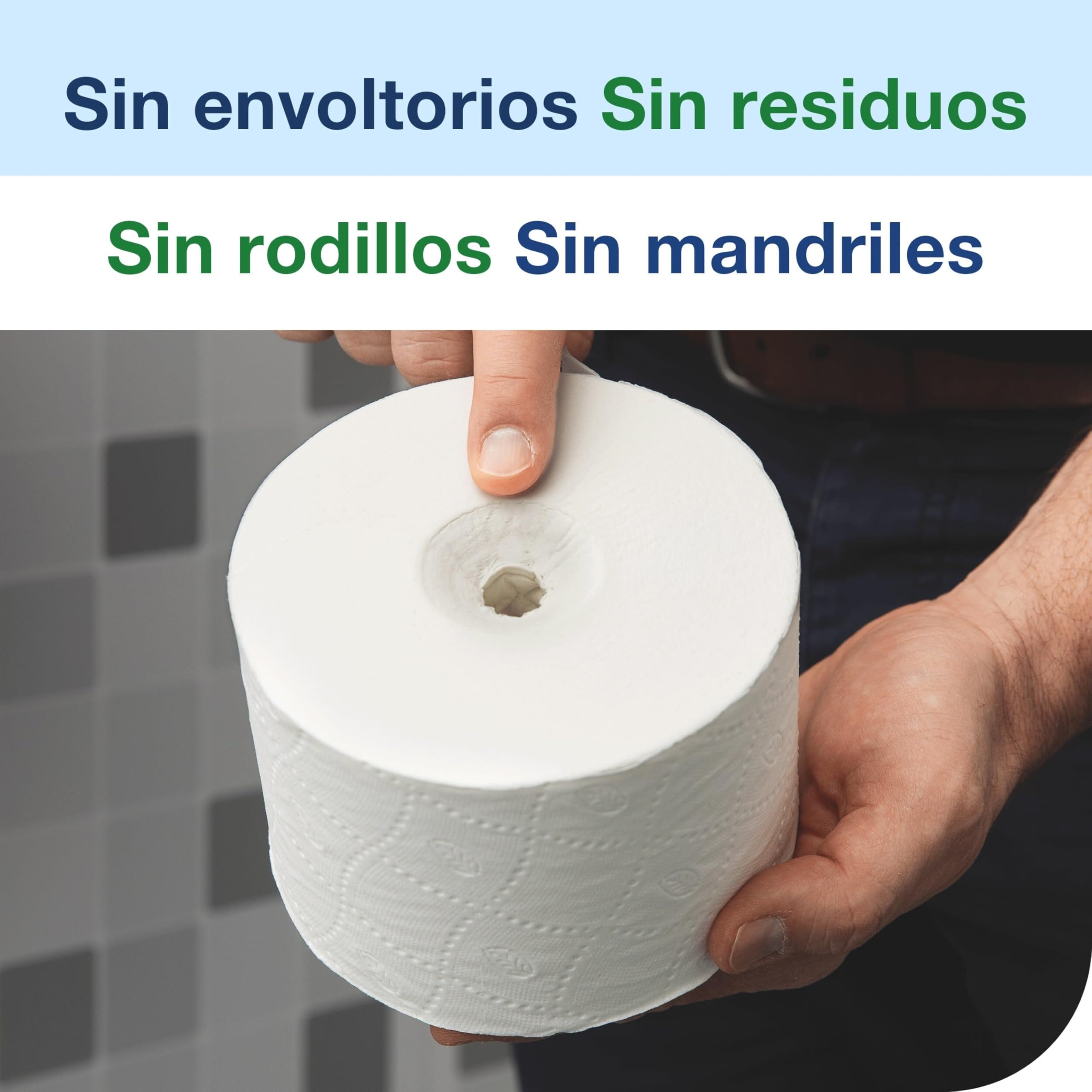 Tork OptiServe Papel Higiénico sin Madril Blanco T7, Universal, 1 capa, 24 × 1250 hojas, 472620