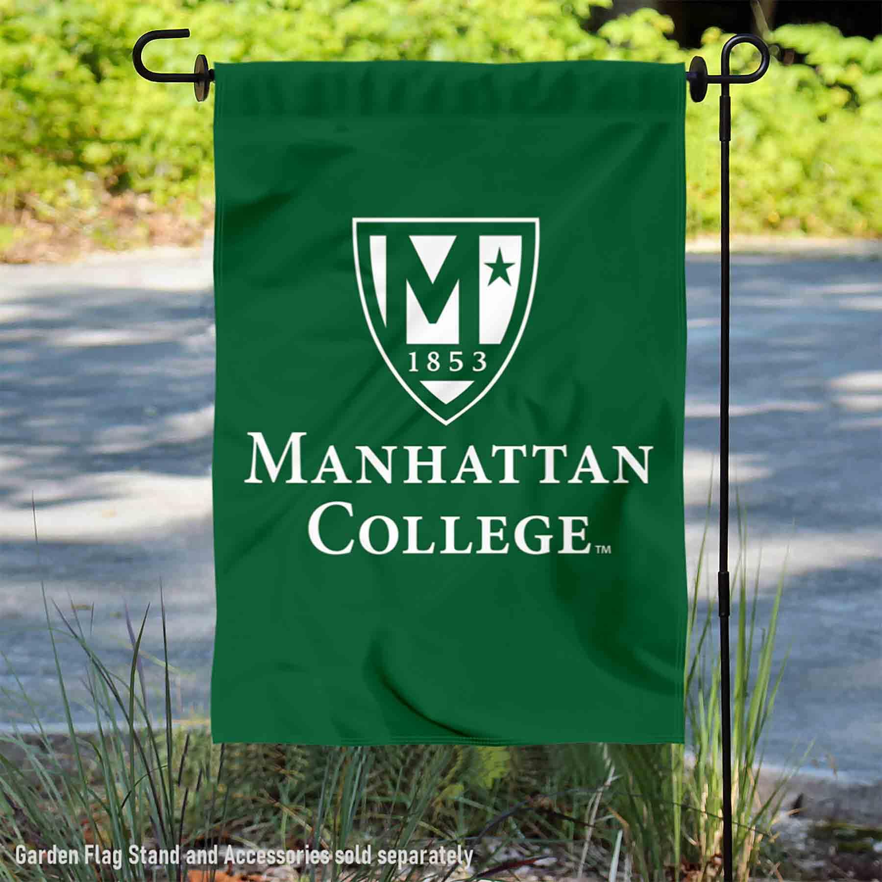 New York University NYU Garden Flag – Double-Sided 13x18" Polyester, Officially Licensed