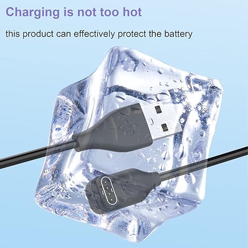 Miniatura 5 de Miimall - Adaptador de cargador compatible con reloj Garmin Watch, adaptador de diseño de codo para Garmin Forerunner 965265265S, para Garmin Fenix