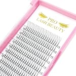 Premade Fans Eyelash Extensions 3D-C-0.10-11 Short Stem Premade Volume Eyelash Extensions 9 to 20 mm Pre made Lash Fans 3D 5D 7D Volume Lash Extensions .07 .10 C D Curl(3D-C-0.10,11mm)