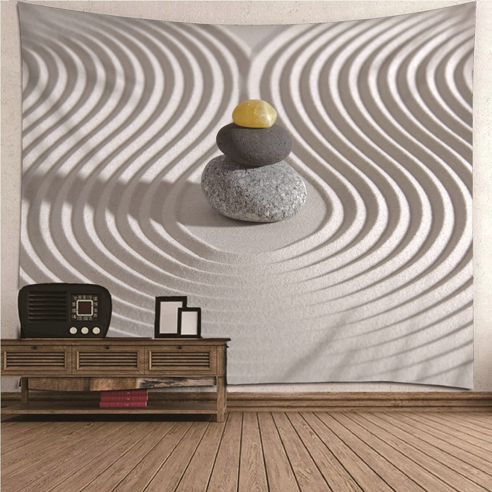 Bishilin Tapestry Beige, Tapestries Decoración Mural 3D Pared de Hogar, Pareo/Toalla de Playa Grande, Sofá- 240x220CM