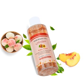 forvirness Feminine Wash for Women pH Balance, Peach Yoni Wash with Coconut Oil, Aloe Vera Extract, 6.7 fl.oz Intimate Wash