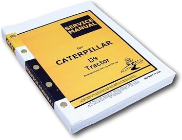 Service Repair Manual for CAT Caterpillar D9 Crawler Tractor Dozer SN 18A1-UP & 19A1-UP