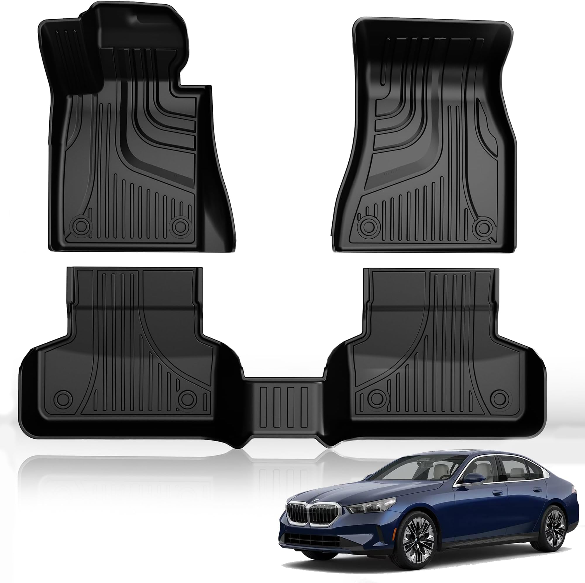 Amazon.com: Genuine OEM Front Floor Mat Set For BMW G30 530i xDrive ...