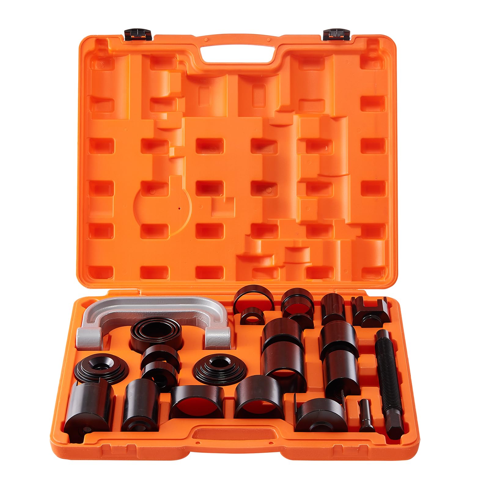 Happybuy Ball Joint Service Set, 25-Piece Tool Kit, C-Press Ball Joint Removal & Installation Tools, Compatible with Most 2WD & 4WD Vehicles, Durable Vehicle Maintenance Kit