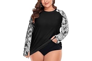 Plus Size Rash Guard for Women: Sun Protection and Style