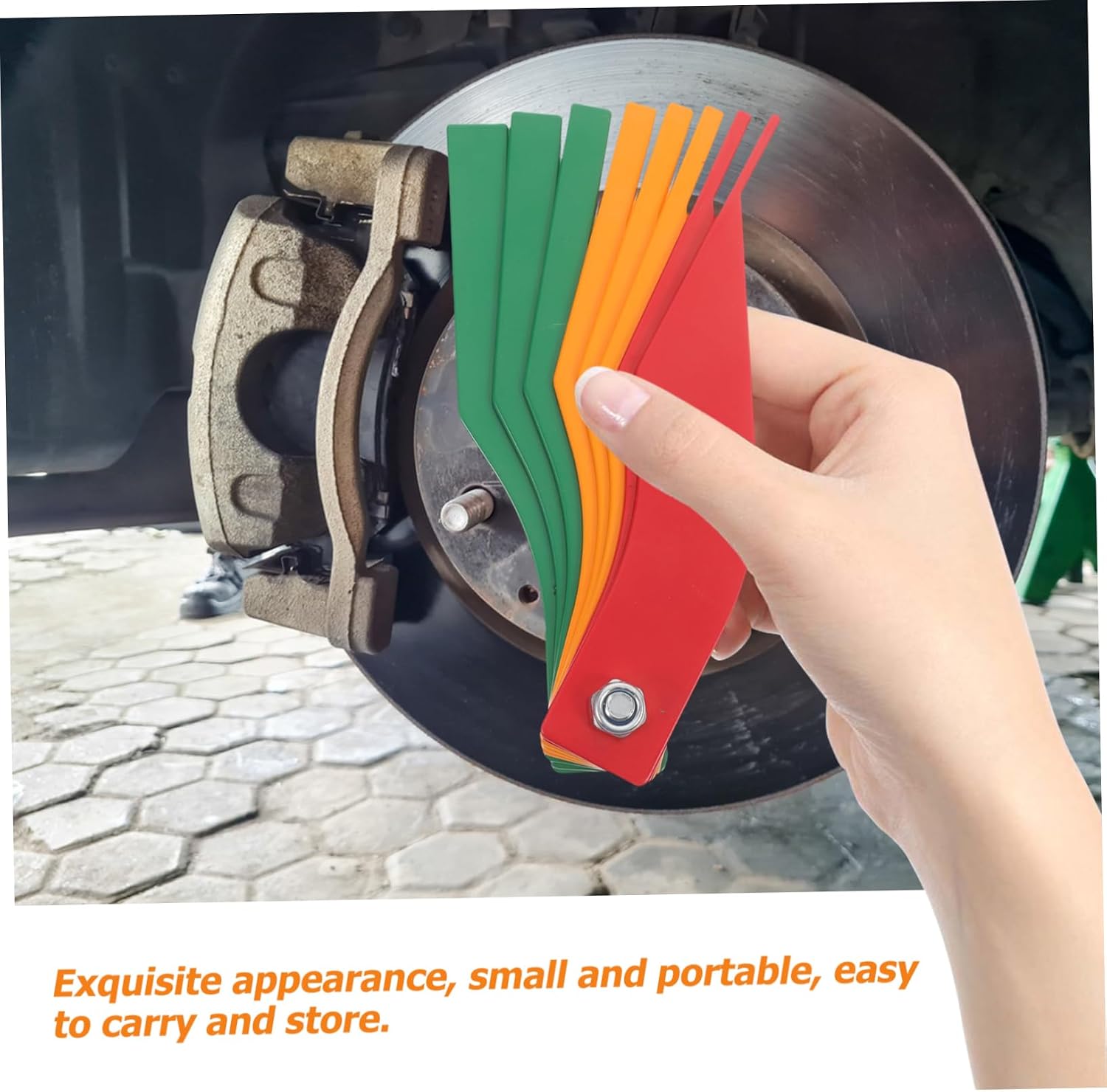 Brake Pad Measuring Gauge Tool Accurate Brake Thickness Measurement for Cars for Automotive Parts Easy to Use