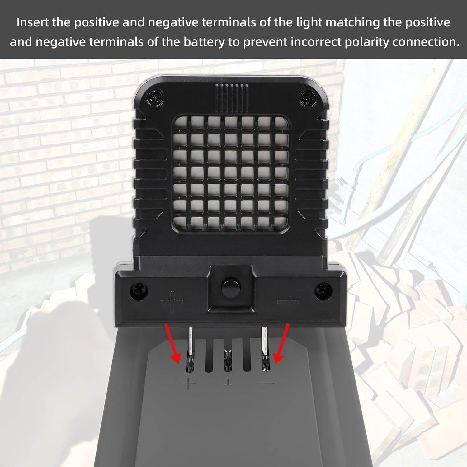 High Brightness Floodlight, for All Power Tool Batteries, Cordless Flood Light, Universal LED Work Lights for Workshop Garage, Fishing Camping (2)