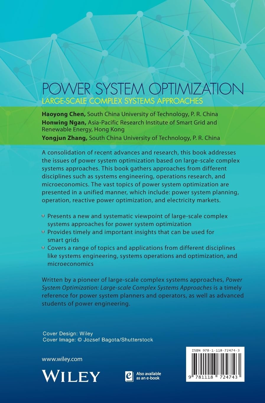 Power System Optimization: Large-Scale Complex Systems Approaches